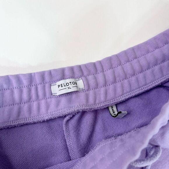 Peloton Shorts Womens Extra Large Light Purple Solid Drawstrings Sporty Short - Picture 3 of 9